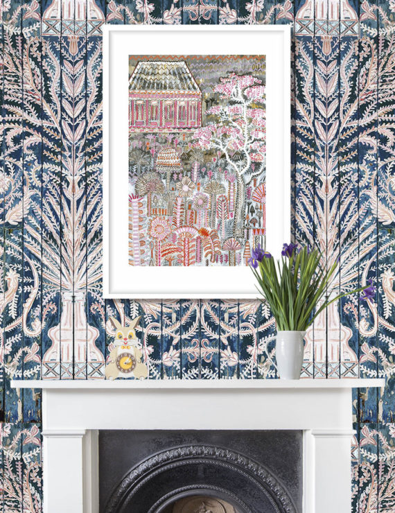 PINK PAVILLION SIGNED GICLEE PRINT