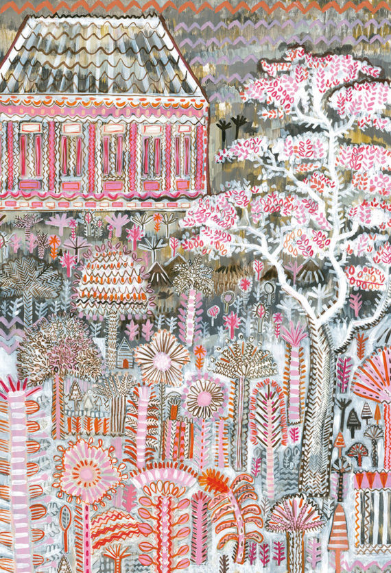 PINK PAVILLION SIGNED GICLEE PRINT - Image 2