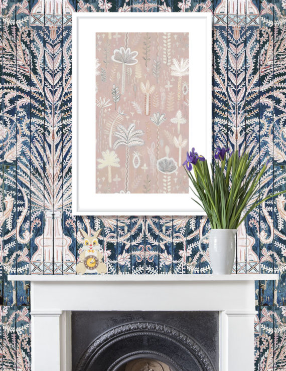 JAIPUR (ROSE) SIGNED GICLEE PRINT