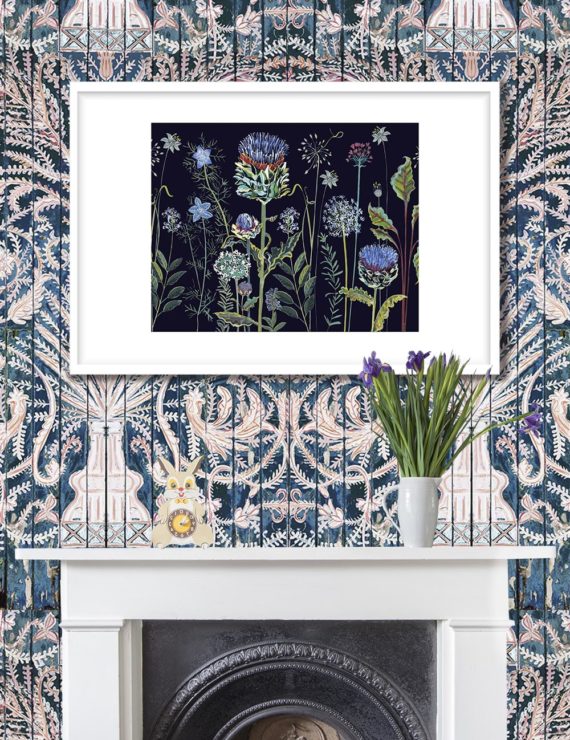 NIGHT GARDEN SIGNED GICLEE PRINT