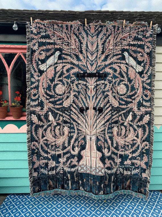 SECRET GARDEN BLANKET THROW (180x135cm) - Image 4