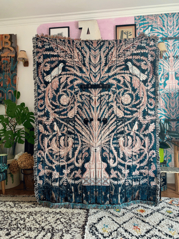 SECRET GARDEN BLANKET THROW (180x135cm)