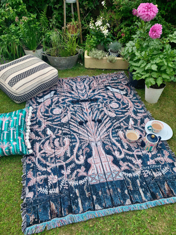 SECRET GARDEN BLANKET THROW (180x135cm) - Image 2