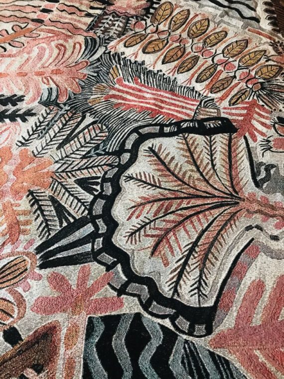 PALM PEACH COTTON BLANKET THROW (180cm x 135cm) - Image 4