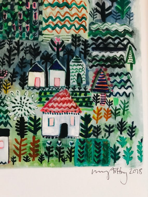 LITTLE HOUSES SIGNED GICLEE PRINT - Image 3