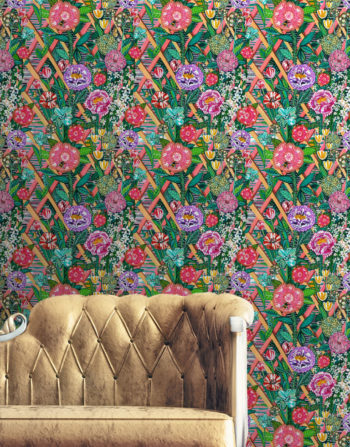 FLORABELLE WALLPAPER (10m) A4 SAMPLE