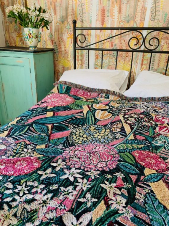 FLORABELLE COTTON BLANKET THROW (180X135CM) - Image 2