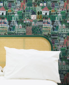 LITTLE HOUSES WALLPAPER (10M) – Lucy Tiffney