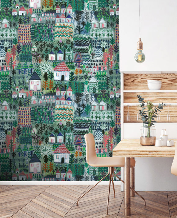 LITTLE HOUSES WALLPAPER (10M) - Image 3