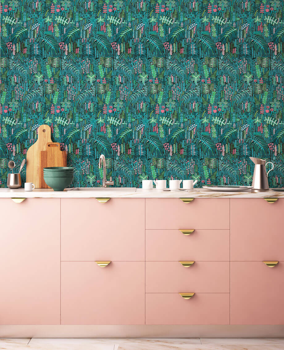 LAGOON MINI WALLPAPER (10M) – Lucy Tiffney