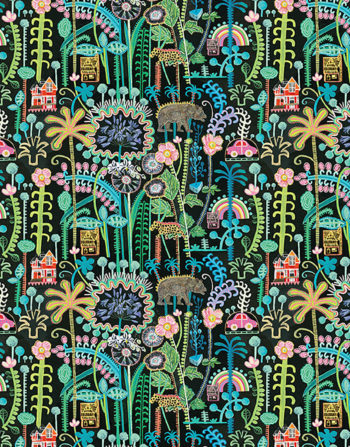 MR BEAR EXTRA WIDE WALLPAPER (20M)A4 SAMPLE