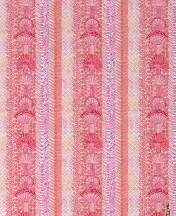 PINK POM POM WALLPAPER (10M) A4 SAMPLE