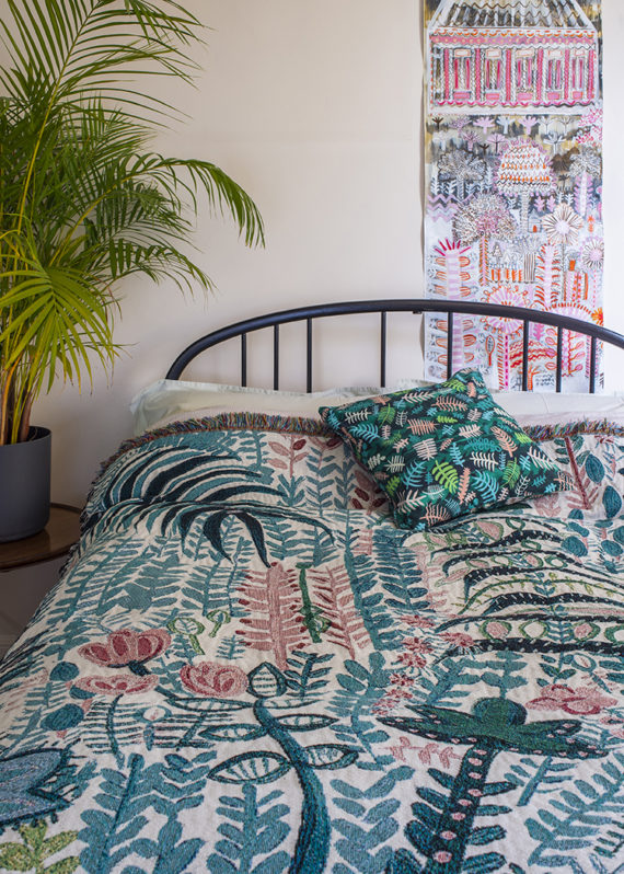 PALM COTTON BLANKET THROW (180 x 135cm) - Image 2