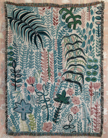 PALM COTTON BLANKET THROW (180 x 135cm)
