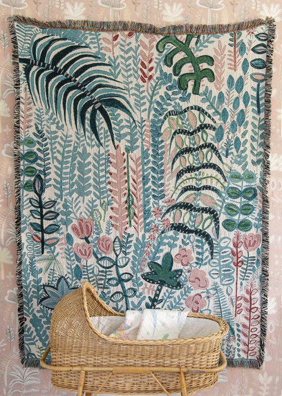 PALM COTTON BLANKET THROW (180 x 135cm) - Image 3