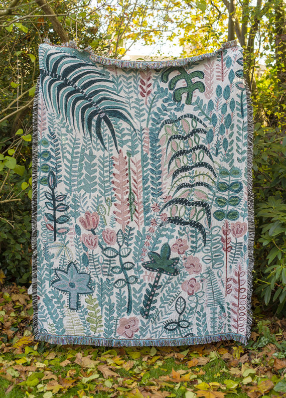 PALM COTTON BLANKET THROW (180 x 135cm) - Image 4