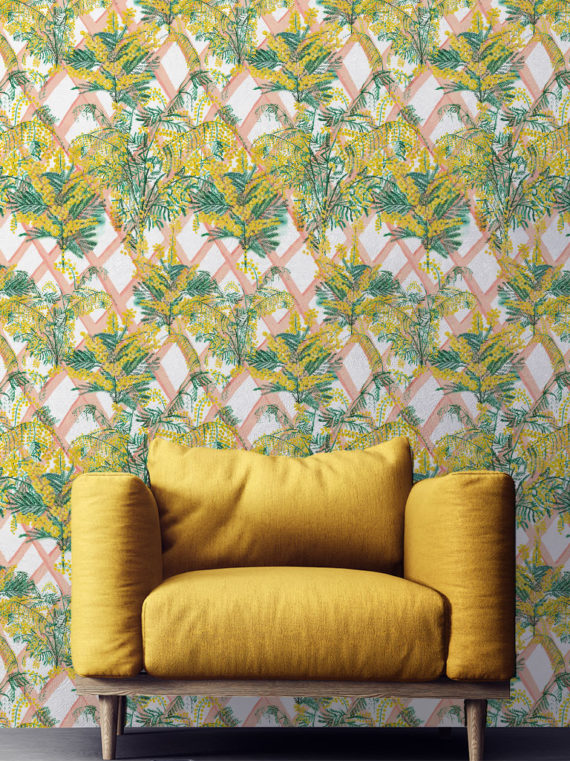 MIMOSA WALLPAPER (10M) A4 SAMPLE