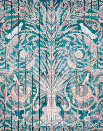 SECRET GARDEN/NO LOCKS WALLPAPER (10M) A4 SAMPLE