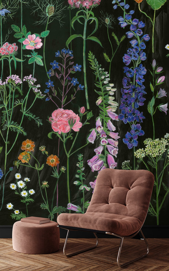 FOXGLOVE GRANDE WALLPAPER (9M) - Image 2