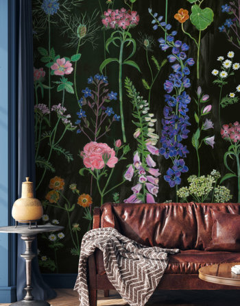 FOXGLOVE GRANDE WALLPAPER A4 SAMPLE