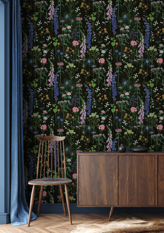 FOXGLOVE WALLPAPER A4 SAMPLE