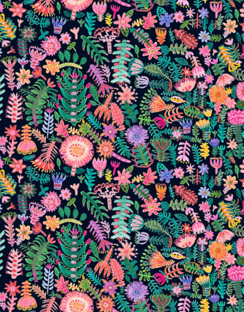 PARADISO DUSK WALLPAPER A4 SAMPLE