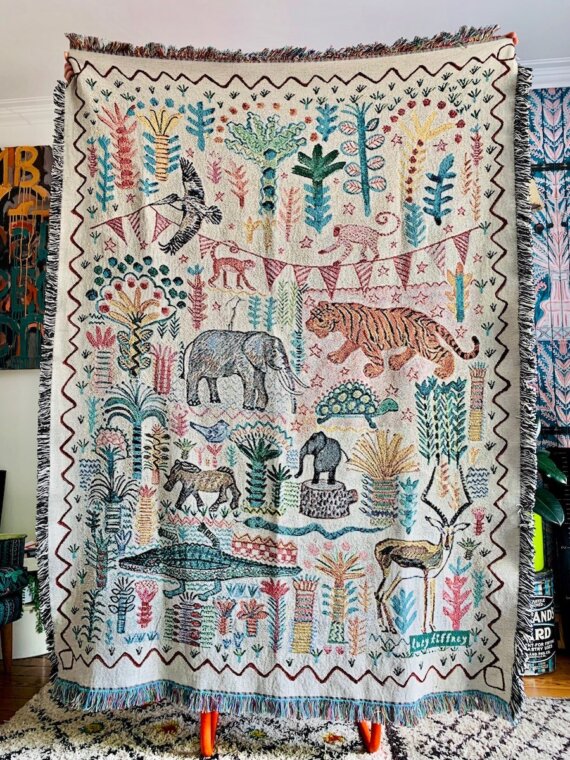 Tiger Tiger Blanket/Throw (180cm x 135cm)