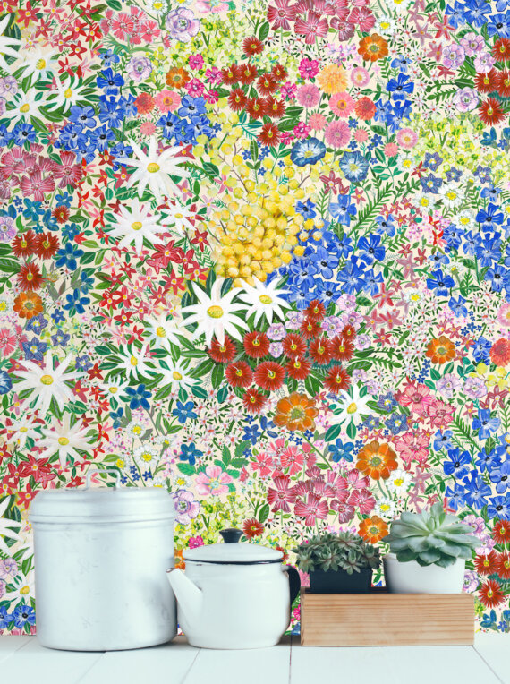 Periwinkle Grande Wallpaper Sample (20m)