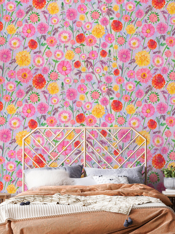 Zinnia Grande Wallpaper (20m) - Image 3