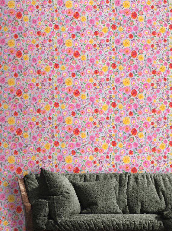 Zinnia Wallpaper (10m) - Image 3
