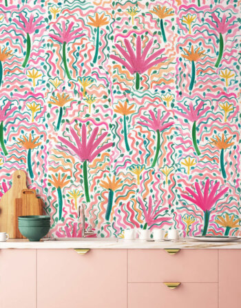 Pink Party Wallpaper Sample