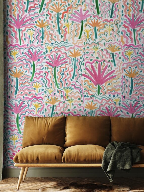 Pink Party Wallpaper (9m)