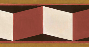 Illusions of Grandeur Wallpaper Border (Sorrel)