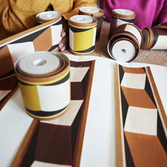 Illusions of Grandeur Wallpaper Border (Calabash) - Image 5