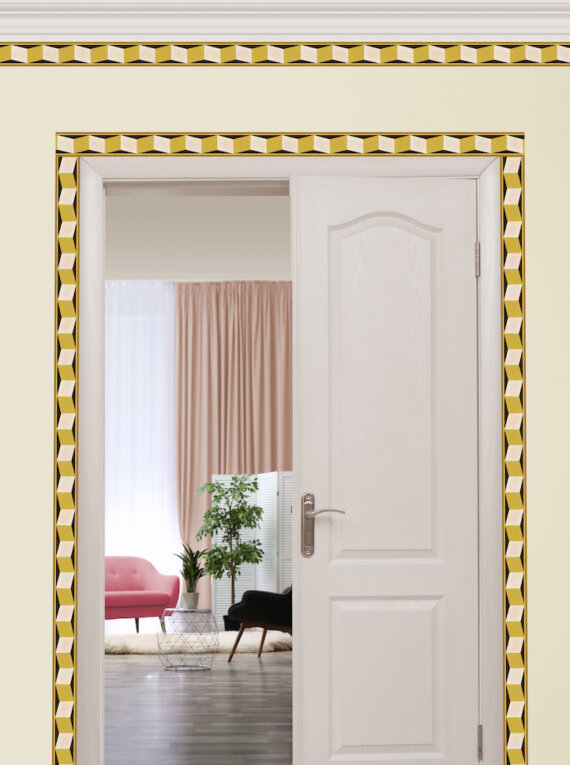 Illusions of Grandeur Wallpaper Border (Ackee) - Image 2