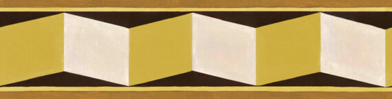 Illusions of Grandeur Wallpaper Border Sample (Ackee)