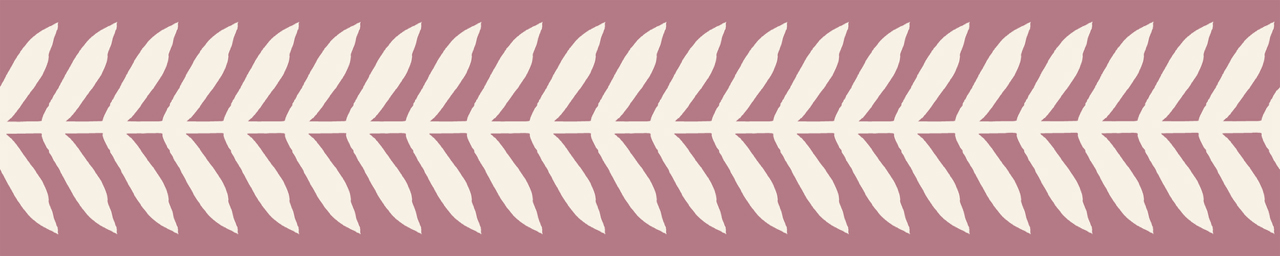 Cream Stem On Pink Wallpaper Border (10m)