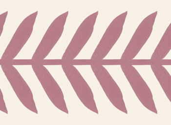 Stem Wallpaper Border (Pink) 10M