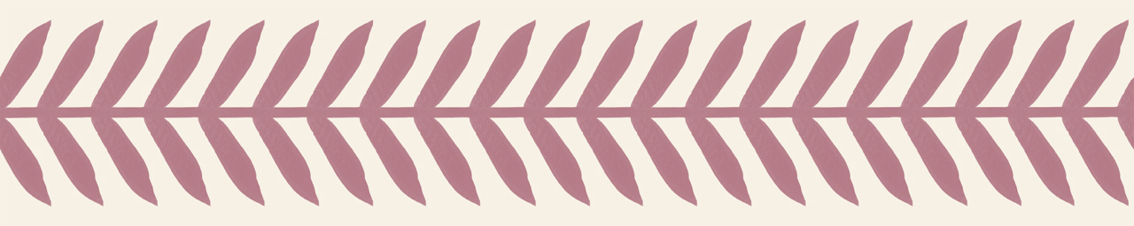 Stem Wallpaper Border (Pink) 10M