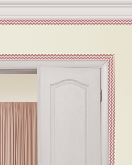 Wave Wallpaper Border (Candy) 10m - Image 2