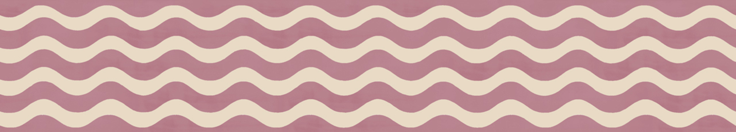 Wave Wallpaper Border (Candy) 10m