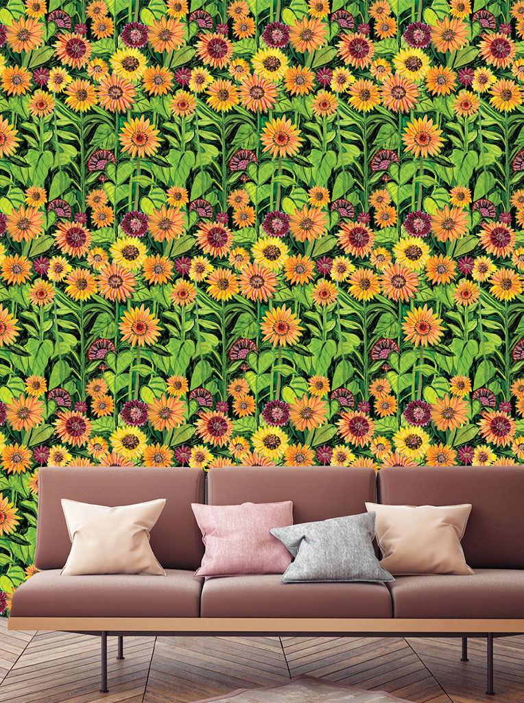 Sunflowers Wallpaper (10m)