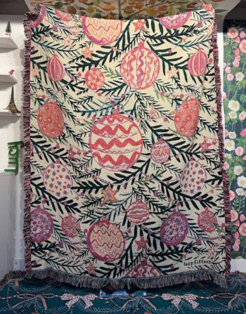 Christmas Baubles Blanket 180 x 135 cm